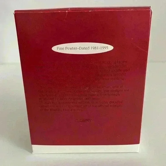 Hallmark Keepsake Ornament Rocking Horse - Picture 5 of 15